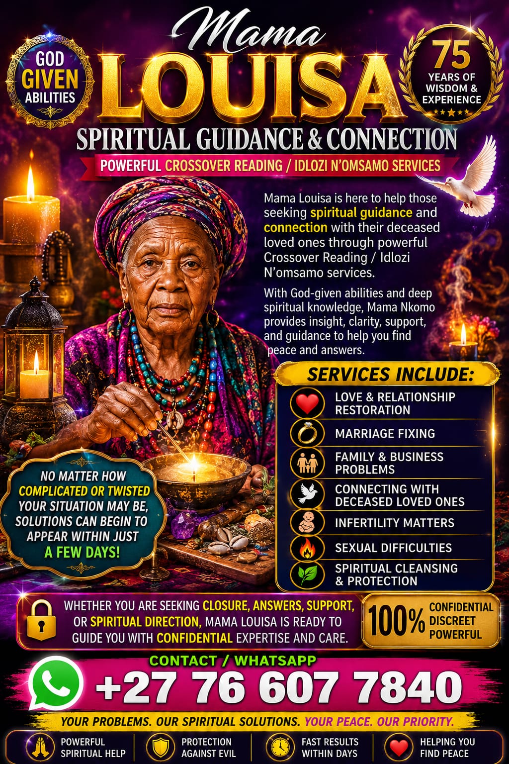 Mama Louisa Nkomo — Traditional Ancestral Healer
